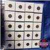 Image 2 : Binder Lot - COIN Collection : 121 Coins 1940's - 90's Mostly Canada & Some USA (One Cent, Five Cent