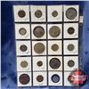 Image 2 : Sheet of Coins - Foreign (20) : Switzerland, Spain, New Zealand, Columbia, Portugal, Peru, Panama, e