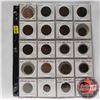 Image 1 : Great Britain Copper Coins/Medallions - Sheet of 20 (1800's & 1900's) (See Pics for Years / Varietie