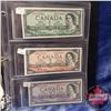 Image 2 : Canada Bills 1954 *REPLACEMENT Series (4 Bills): $1; $2; $5; $10 (See Pics for Signatures/Serial Num