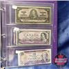 Image 2 : Canada $10 Bills - Variety (5 Bills) (1937; 1954DF; 1971; 1989; 2001) (See Pics for Signatures/Seria