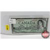 Image 1 : Canada $1 Bill 1954DF : Beattie/Coyne #LA5092533