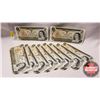 Image 1 : Canada $1 Bills 1973 (10 Sequential) : Lawson/Bouey #FA1286803/04/05/06/07/08/09/10/11/12