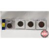 Image 1 : Canada Large Cent - Strip of 4: 1912; 1913; 1914; 1916