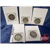 Image 2 : Canada Silver Dollars (5): 1958; 1960; 1962; 1962; 1962