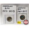 Image 1 : Canada Toonies (2): 2015; 2017