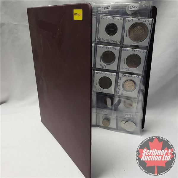 Foreign Coin Collection - Binder Lot (110 Coins) (See Pics for Varieties)