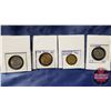 Image 2 : Foreign Coins (4): GB 1967 One Penny; Jamaica One Penny 1961; Mexicanos 5 1980; 5 Francs 1982