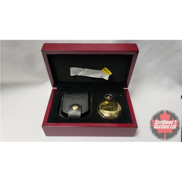 Canadian Pacific Railway Pocket Watch in Gift Case "The Last Spike"