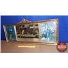Image 2 : Framed Mirror & Pictures : Blue Boy / Hope (17"H x 39-1/2"W)
