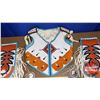 Image 4 : Native Full Beaded Suit (Orange, White & Blue)