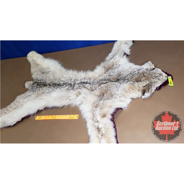 Lynx Fur Rug (46"W x 44"L)