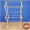 Image 1 : Clothes Dryer Rack - Wooden - Collapsible (49"H x 30"W x 24"D)