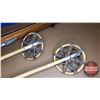 Image 2 : Antique Chalet Skiis & Poles (80"H)