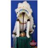 Image 2 : Native Chief Head Dress w/Display Pole