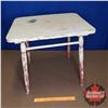 Image 1 : Vintage Wooden Side Table (19-1/2"H x 17-1/2"W x 21-3/4"D)