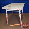 Image 2 : Vintage Wooden Side Table (19-1/2"H x 17-1/2"W x 21-3/4"D)
