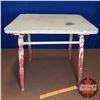 Image 3 : Vintage Wooden Side Table (19-1/2"H x 17-1/2"W x 21-3/4"D)