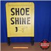 Image 1 : Shoe Shine Wood Sign (36"H x 22-1/2"W)