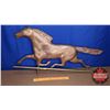 Image 1 : Copper & Brass Weathervane - Horse Top (17"H x 30"W x 1"D)