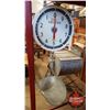 Image 2 : Hanging Toledo Store Scale : Model 2110 (30lb Capacity) (Note: Cracked glass on side)