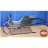 Image 1 : Black Painted Children's Cutter Sleigh (21"H x 14"W x 49"L)