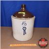 Image 1 : Shoulder Jug Crock - Blue Ribbon Brand Buckeye Pottery Co. (17-1/2"H x 12"D)