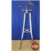 Image 1 : Weathervane on Metal Stand (Horse & Arrow) (77"H)