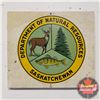 Image 1 : Wooden Sign : Department of Natural Resources Saskatchewan Wooden Sign