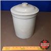 Image 2 : 1 Gallon Crock with Lid - Medalta Potteries Ltd. Medicine Hat (10-1/2"H x 8" Dia)