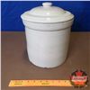 Image 2 : 2 Gallon Crock with Lid - Medalta (11"H x 9-1/2" Dia)