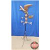 Image 1 : Eagle Copper Weathervane on Stand (60"H)