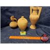 Image 1 : Terracotta (3) : Jug , Vase, Coin Bank