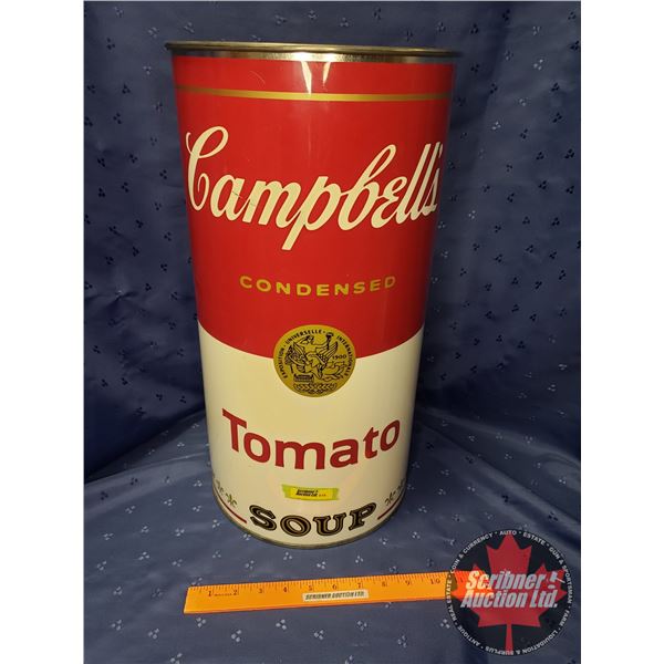 Campbell's Tomato Soup - Large Can (Trash/Laundry/Umbrella) (19-1/2"H x 10" Dia)