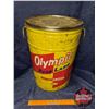 Image 1 : Olympic Pure Lard pail w/Lid (17-1/2"H)