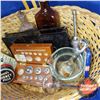 Image 2 : Basket Lot: Apothecary Items (See Pics)