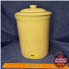 Image 2 : 1 Gallon Crock with Lid - Medalta Potteries Ltd. Medicine Hat (11" x 7-1/2" Dia) (Note: Unique - Lea