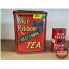 Image 1 : Blue Ribbon Tins: Tea & Baking Powder