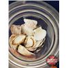 Image 2 : Improved Gem Mason Jar w/Sea Shells (8-1/2"H)