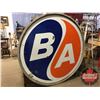 Image 2 : B/A Service Station Sign - Double Sided Porcelain (68" Dia)