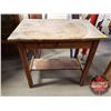 Image 1 : Wooden Writing Desk / Table - One Drawer (28"H x 30"W x 19-3/4"D)