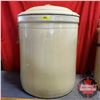 Image 1 : 20 Gallon Crock with Lid - Medalta (26"H x 19" Dia)