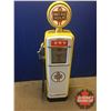 Image 1 : Gas Pump : White Rose "Gilbarco" (Note: Very Heavy) (88"H x 27"W x 16"D)