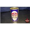 Image 2 : STP Oil Treatment Tin (Full) (5"H x 3" Dia)