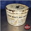 Image 2 : Black Beauty Axle Grease Tin (4-3/4"H x 6-1/2" Dia)