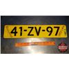 Image 1 : Holland License Plate (4-1/4"H x 20-1/2"W)