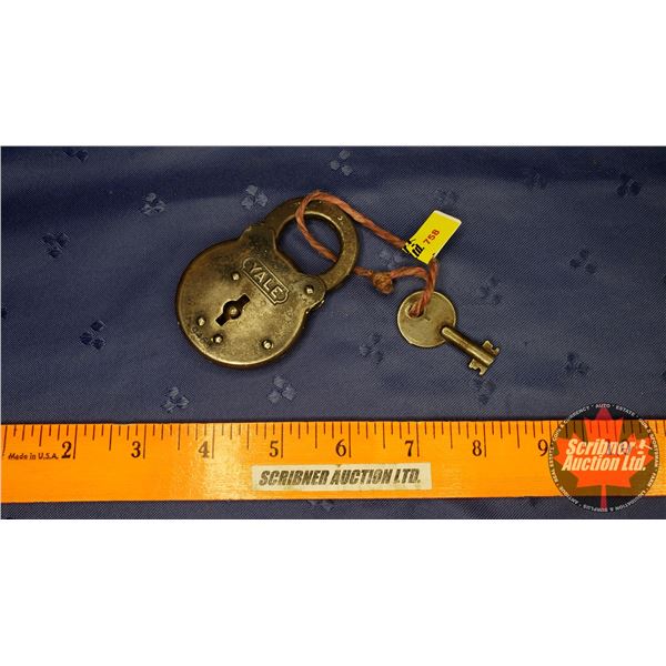 "Yale" Lock & Key "The Yale & Towne Mfg. Co."