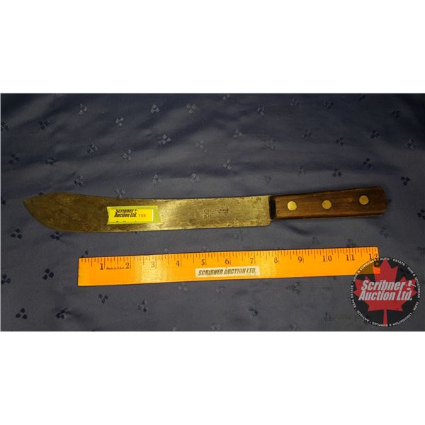 Butcher Knife "Stacey Bros "Ark" Works Sheffield" (15"L)