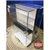 Image 2 : Revolving 2 Drawer Counter Top Display Case - Lockable (17"H x 11-3/4"W x 9"D)