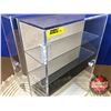 Image 3 : Revolving 2 Drawer Counter Top Display Case - Lockable (17"H x 11-3/4"W x 9"D)
